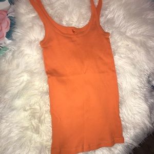 Orange tank top